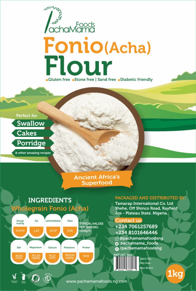 Pachamama Fonio (Acha) Flour - 1kg