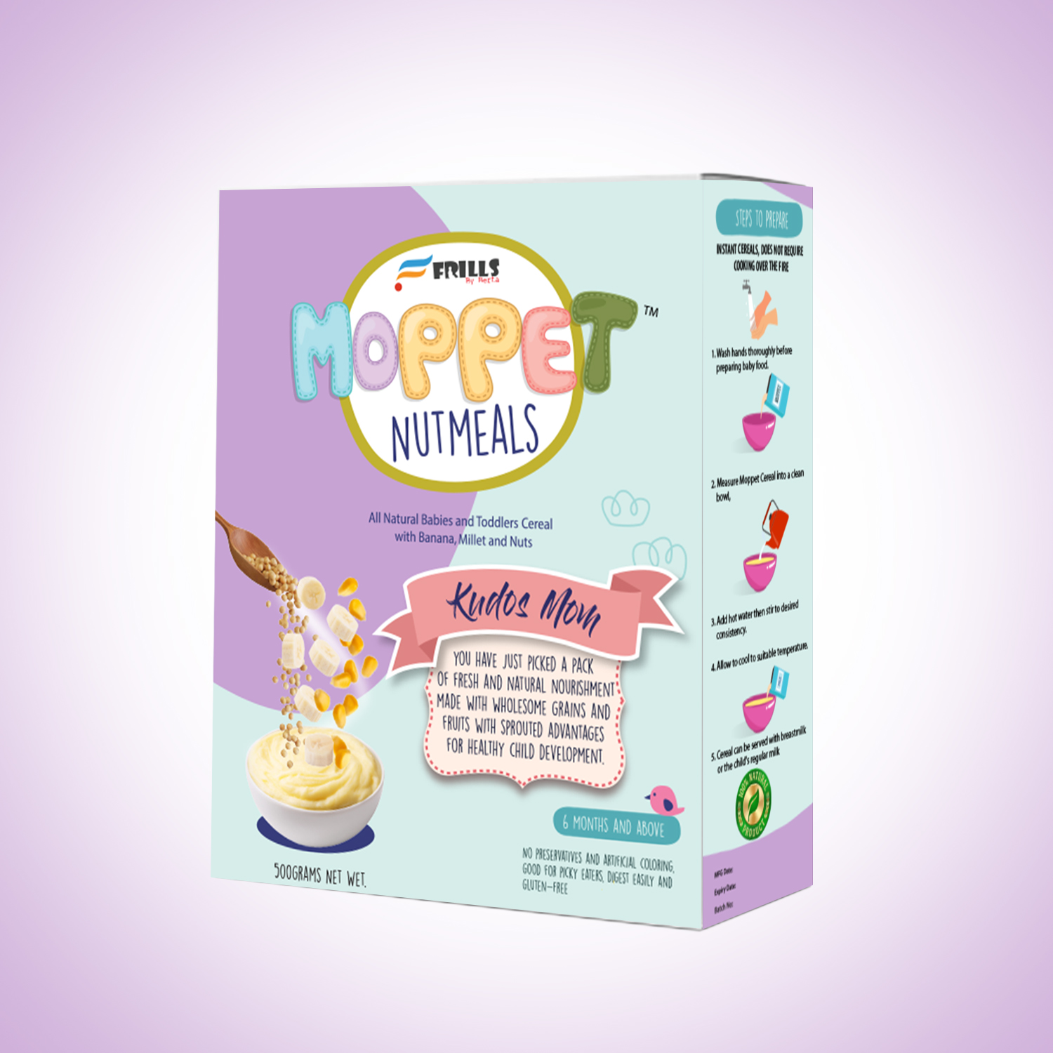 Moppet Instant Nutmeal Cereal