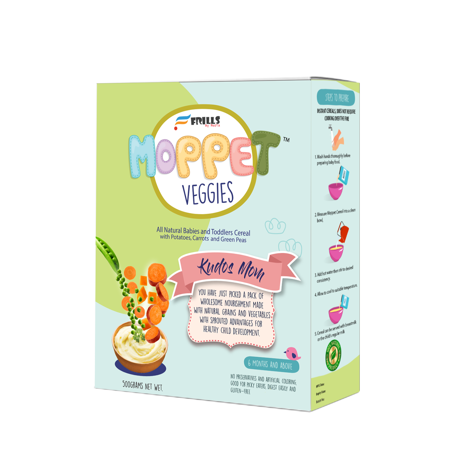 Moppet Instant Veggies Cereal