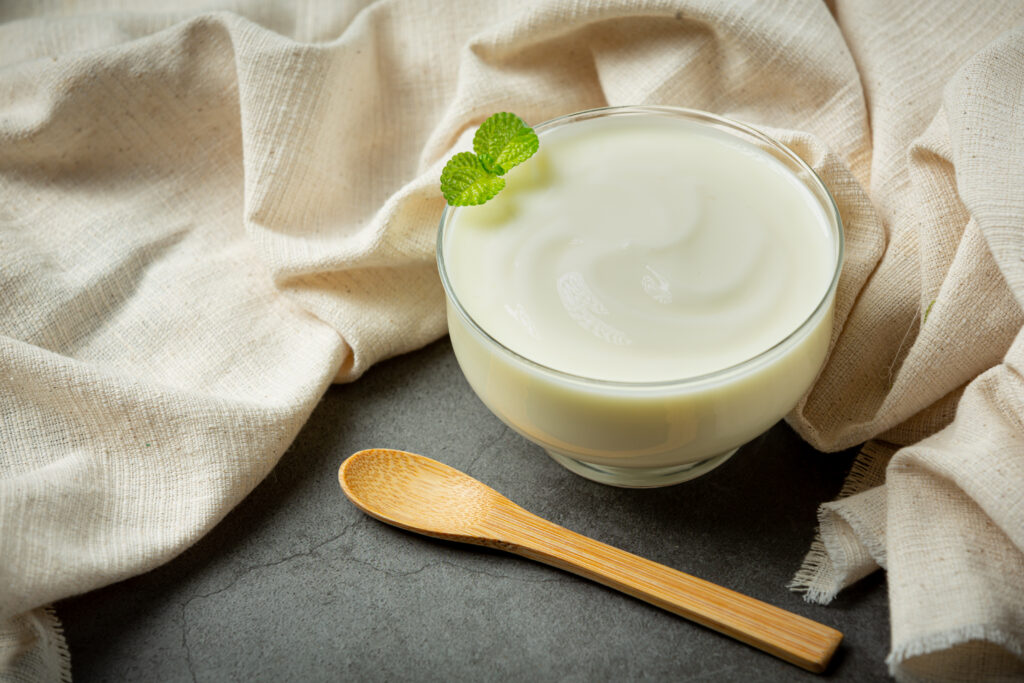 photo of yoghurt