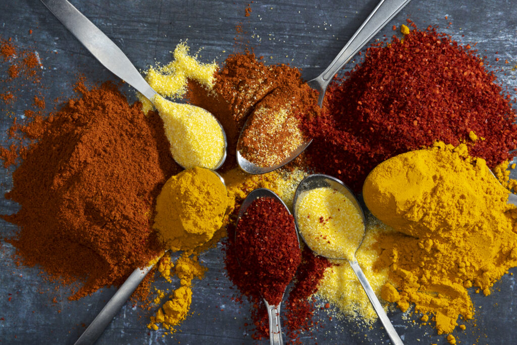 photo of different type of spices
